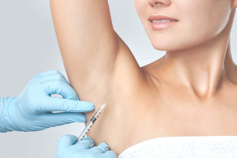 Hyperhidrosis injections for excessive sweating